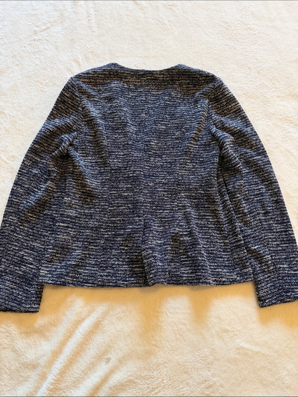 Brooks Brothers Navy Knit Textured Two-Button Blazer - Picture 5 of 7